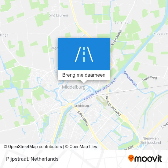 Pijpstraat kaart