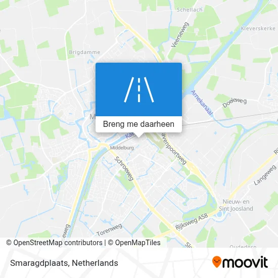 Smaragdplaats kaart