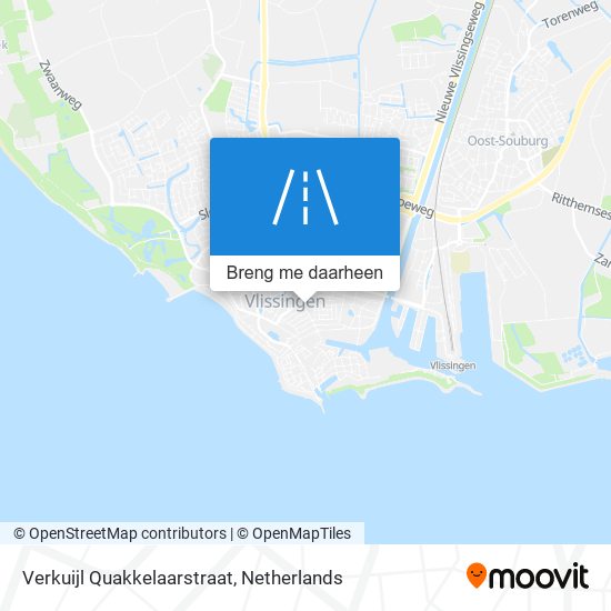 Verkuijl Quakkelaarstraat kaart