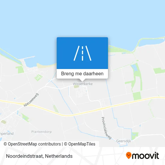 Noordeindstraat kaart