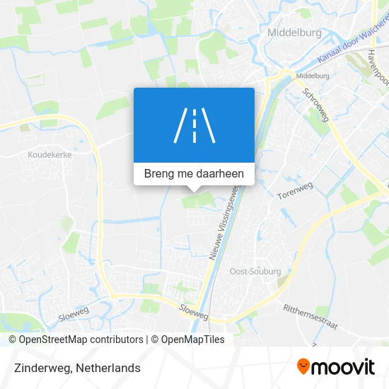 Zinderweg kaart