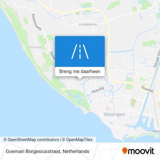 Goeman Borgesiusstraat kaart