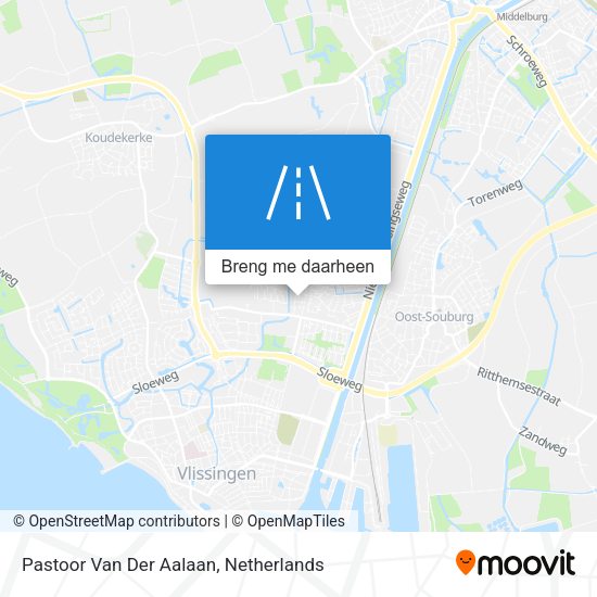 Pastoor Van Der Aalaan kaart
