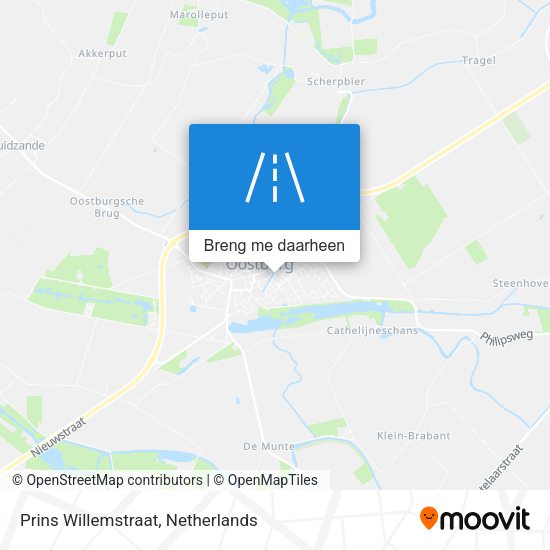 Prins Willemstraat kaart