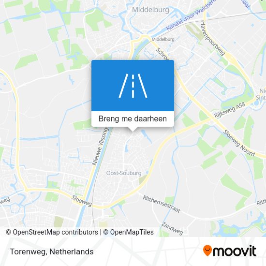 Torenweg kaart