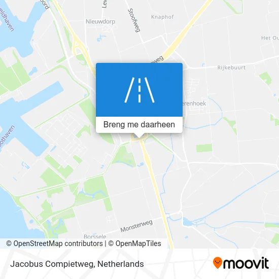 Jacobus Compietweg kaart