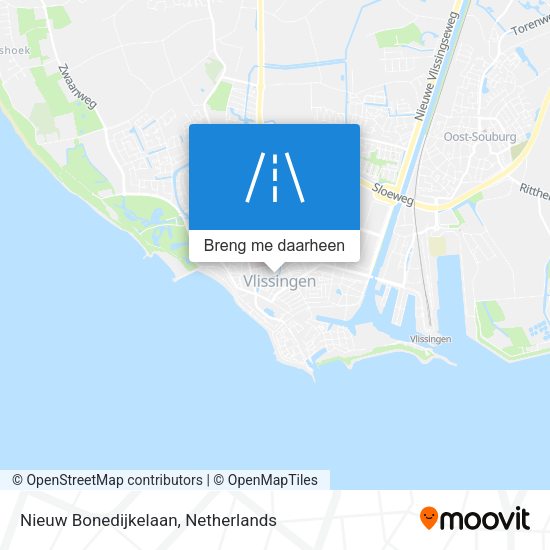 Nieuw Bonedijkelaan kaart