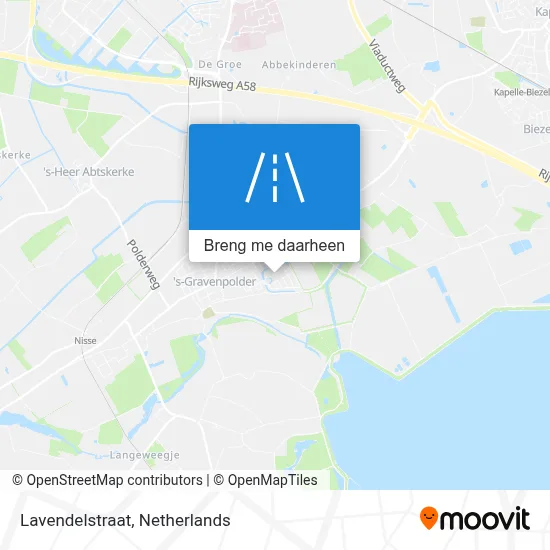 Lavendelstraat kaart