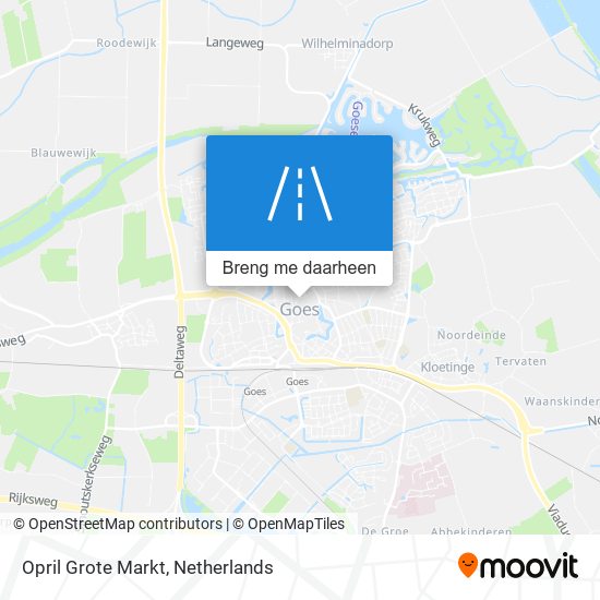 Opril Grote Markt kaart