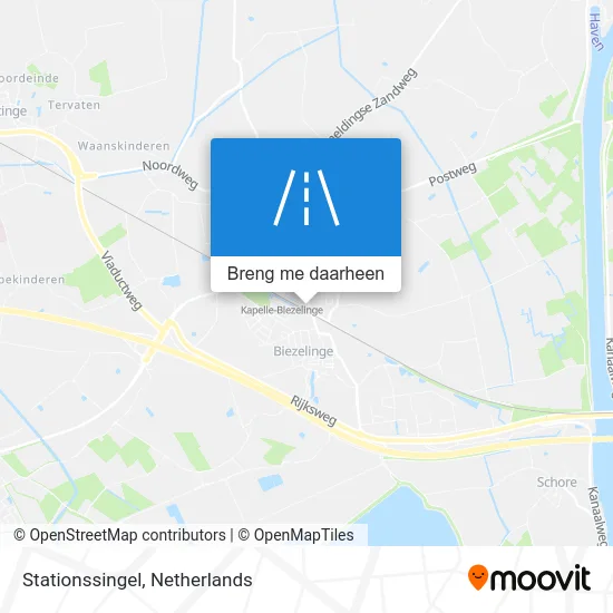 Stationssingel kaart