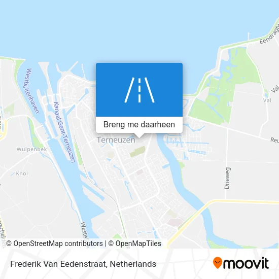 Frederik Van Eedenstraat kaart