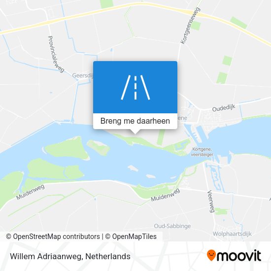 Willem Adriaanweg kaart