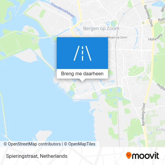 Spieringstraat kaart