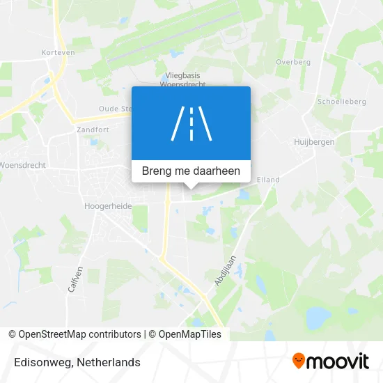 Edisonweg kaart