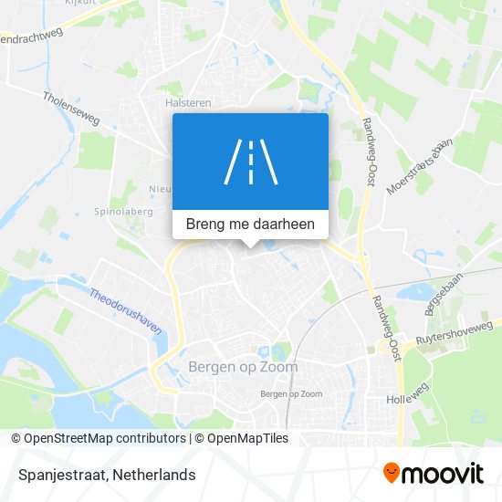 Spanjestraat kaart