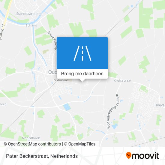 Pater Beckerstraat kaart