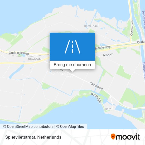Spiervlietstraat kaart