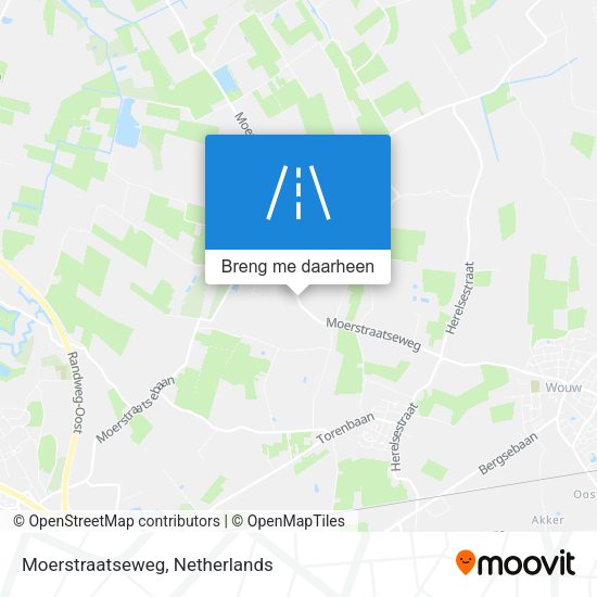 Moerstraatseweg kaart