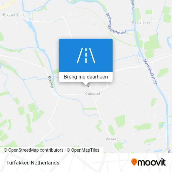 Turfakker kaart