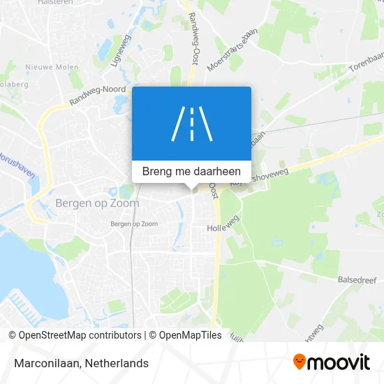 Marconilaan kaart