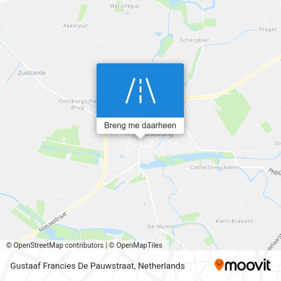 Gustaaf Francies De Pauwstraat kaart