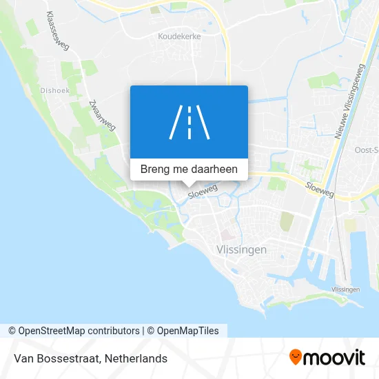 Van Bossestraat kaart