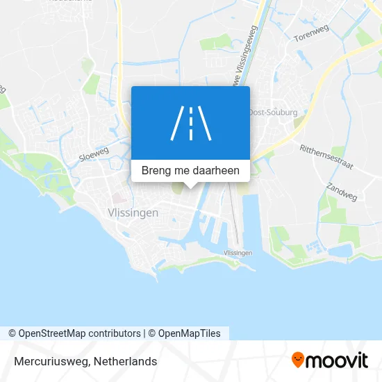 Mercuriusweg kaart