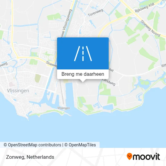 Zonweg kaart