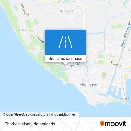 Thorbeckelaan kaart