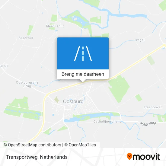 Transportweg kaart