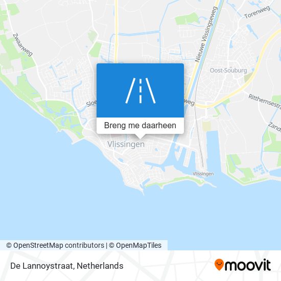 De Lannoystraat kaart