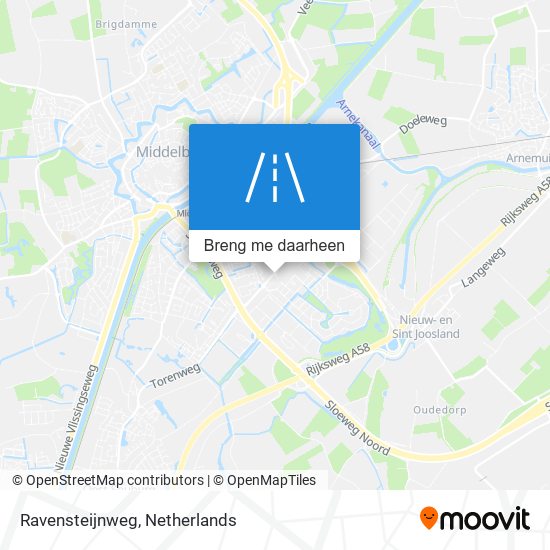 Ravensteijnweg kaart