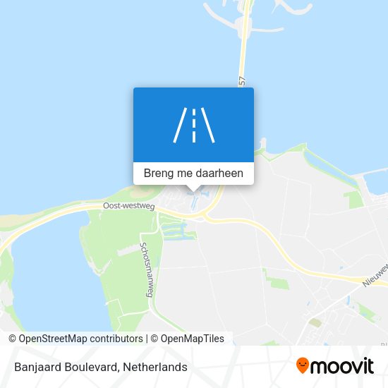 Banjaard Boulevard kaart