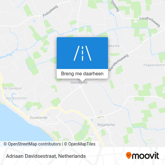 Adriaan Davidsestraat kaart