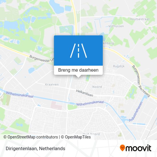 Dirigentenlaan kaart
