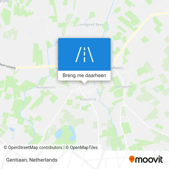 Gentiaan kaart