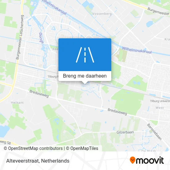 Alteveerstraat kaart