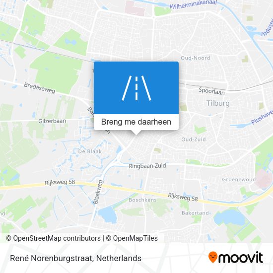 René Norenburgstraat kaart
