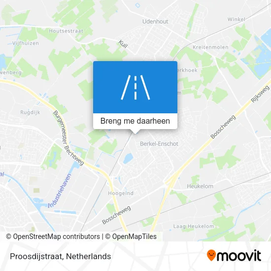 Proosdijstraat kaart