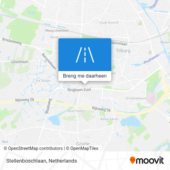 Stellenboschlaan kaart