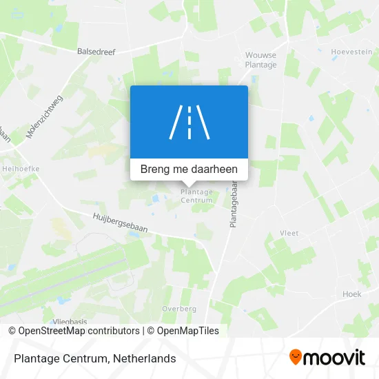 Plantage Centrum kaart