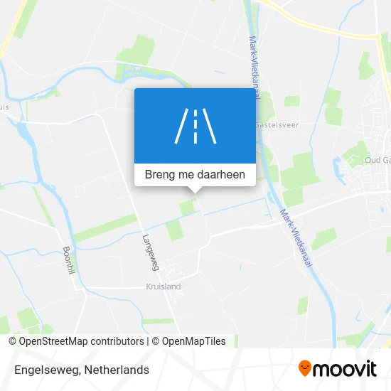 Engelseweg kaart