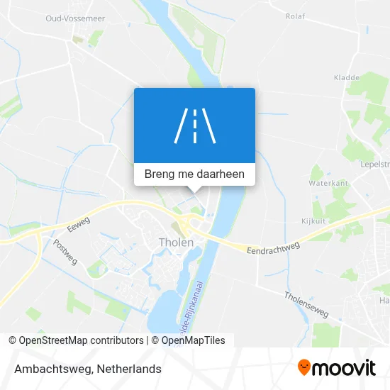 Ambachtsweg kaart