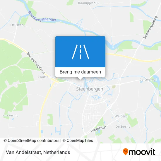 Van Andelstraat kaart
