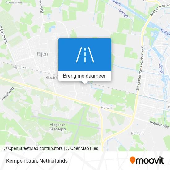 Kempenbaan kaart