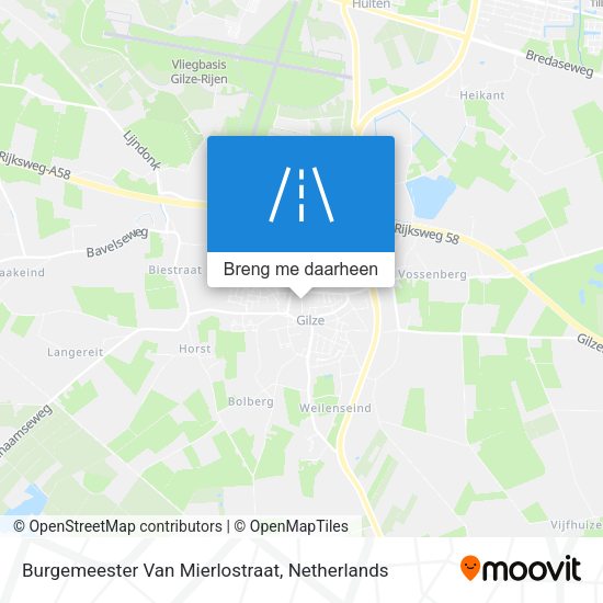 Burgemeester Van Mierlostraat kaart