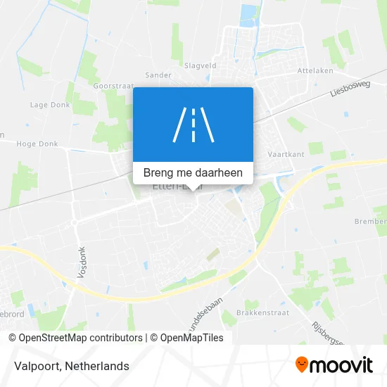 Valpoort kaart