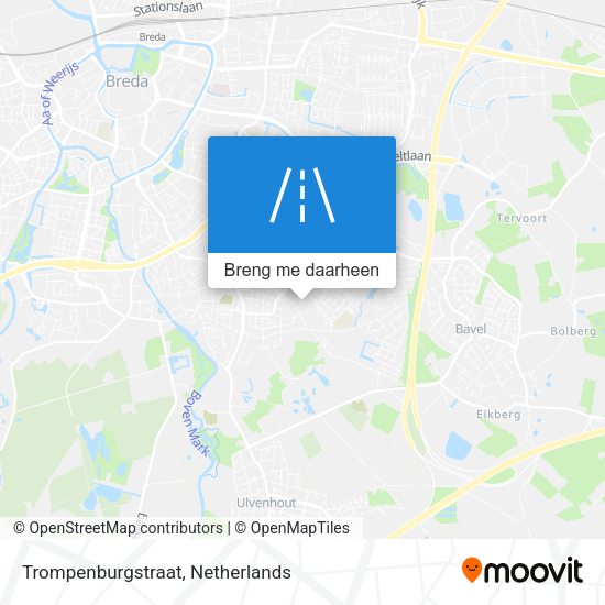 Trompenburgstraat kaart