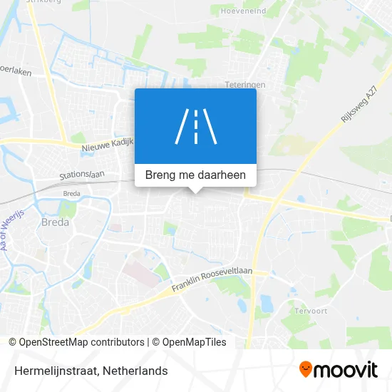 Hermelijnstraat kaart