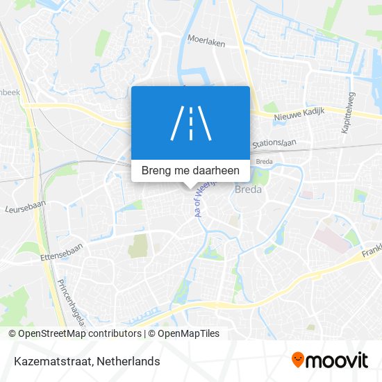 Kazematstraat kaart